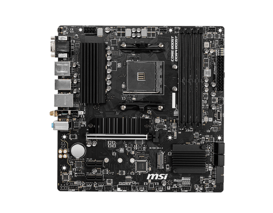 MSI B550M PRO-VDH WIFI, AMD AM4 RYZEN 5000, 4000, 3000 Series /DDR4/PCIe 4.0/2xM.2 - mATX Motherboard