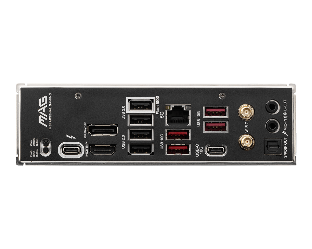 MSI MAG B860 TOMAHAWK WIFI (Wi-Fi 7) Intel Core Ultra (Series 2), LGA 1851/DDR5/PCIe 5.0/3xM.2 - ATX Gaming MotherBoard