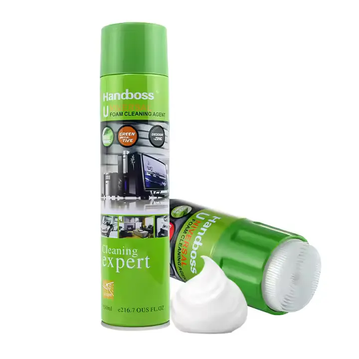 UNIVERSAL SPRAY FOAM CLEANER WITH BRUSH 650ML