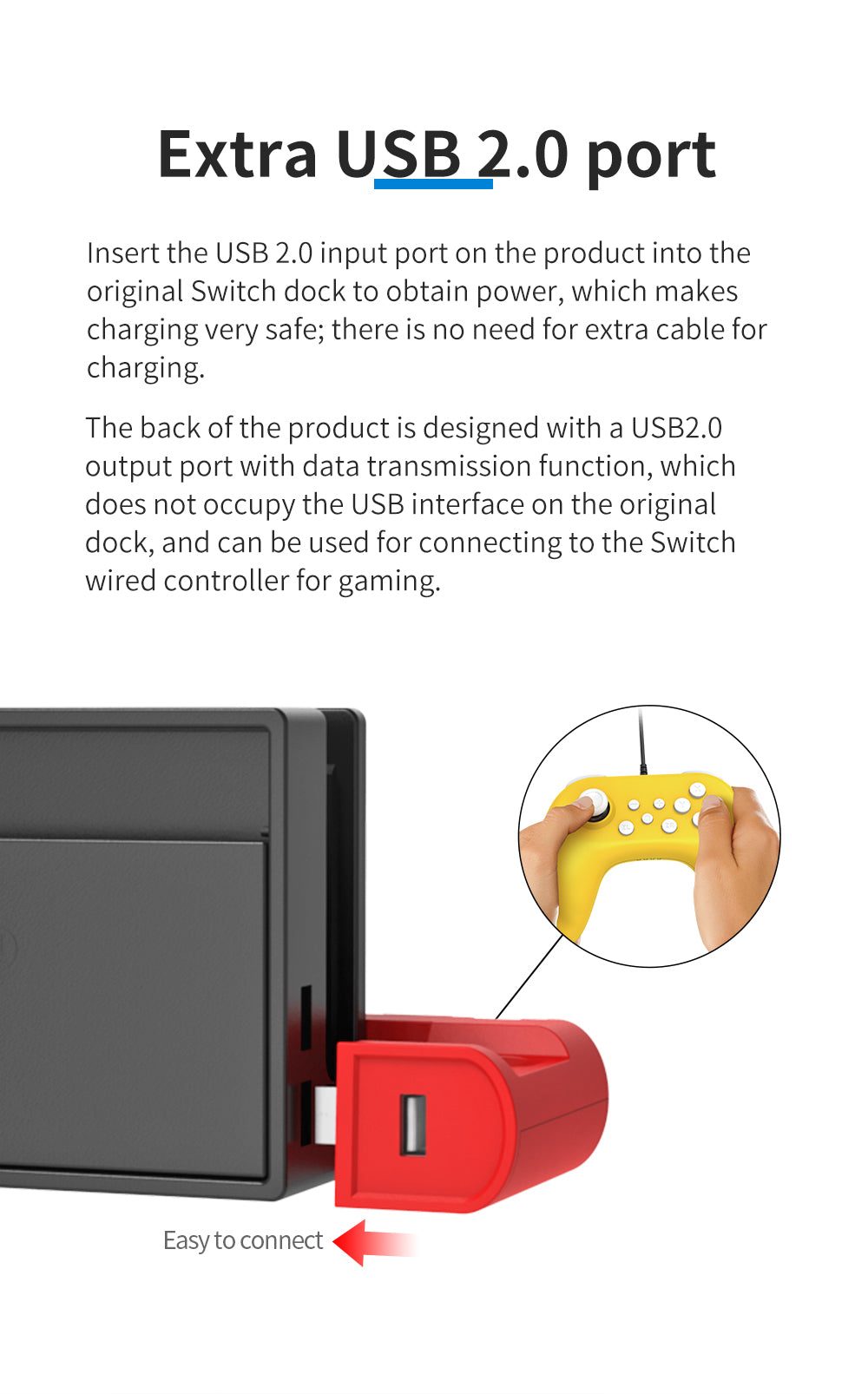 DOBE 6 In 1 Charging Dock TNS-0122 for Nintendo Switch