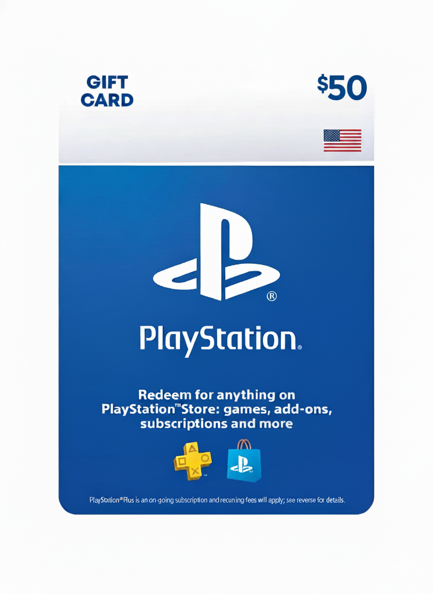 Playstation Store Gift Card 50 USA