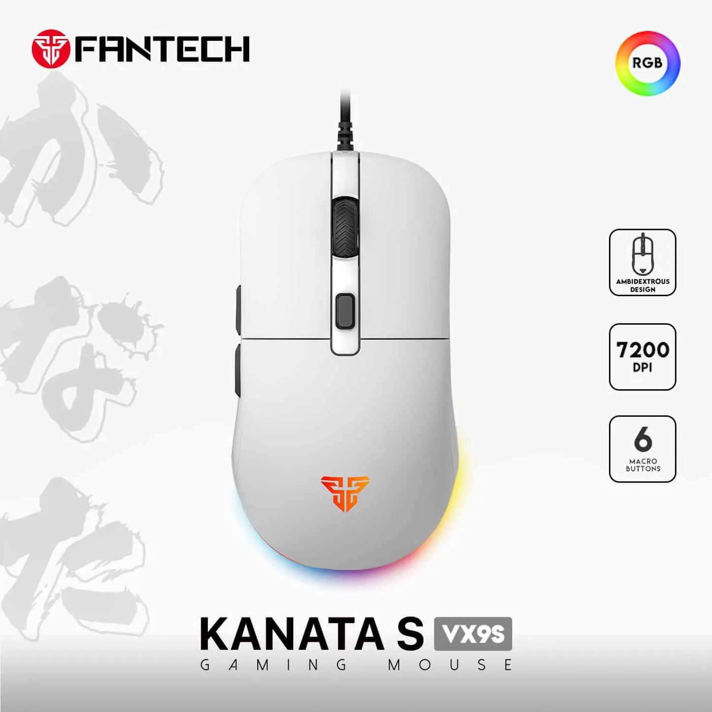 FANTECH KANATA S VX9S WHITE