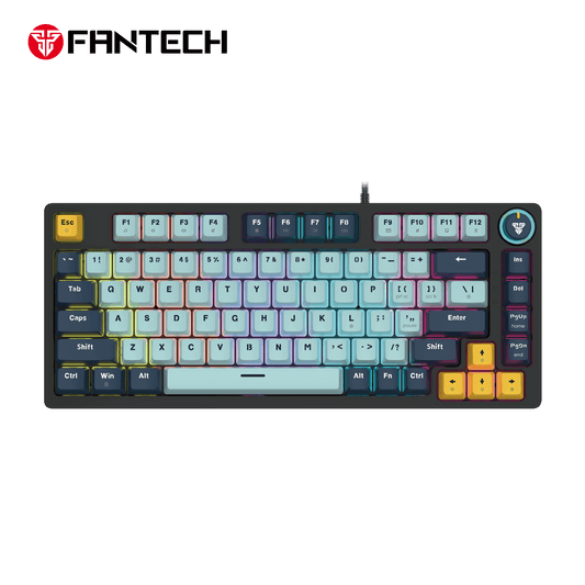 FANTECH ATOM81 MK875V2 Mechanical Gaming Keyboard MIZU SERIES SKY BLUE