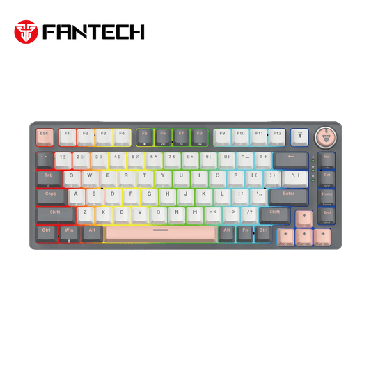 FANTECH ATOM PRO83 MK913 WIRELESS MECHANICAL GAMING KEYBOARD STELLAR EDITION SATURN RED SWITCH