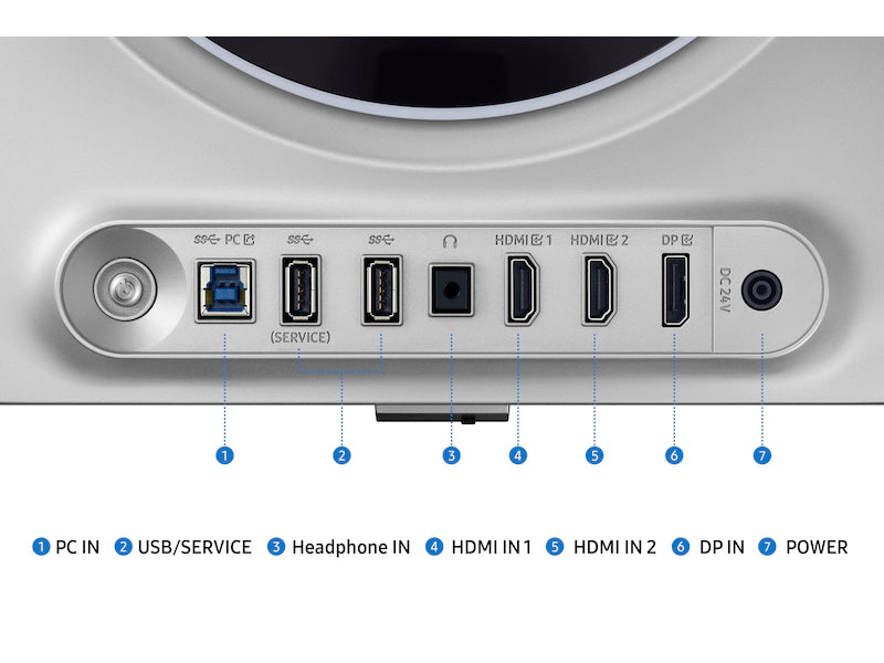 Samsung Odyssey OLED G6 (DG602) 27" Flat Monitor 2K (2560 x 1440) 360Hz, 0.03ms(GTG), Quantum Dot, HDR10+, 99% DCI Coverage, 10Bit, HDMI 2.1, Core Sync, FreeSync Premium Pro w/ Sleek Metal Design & Ergonomic Stand