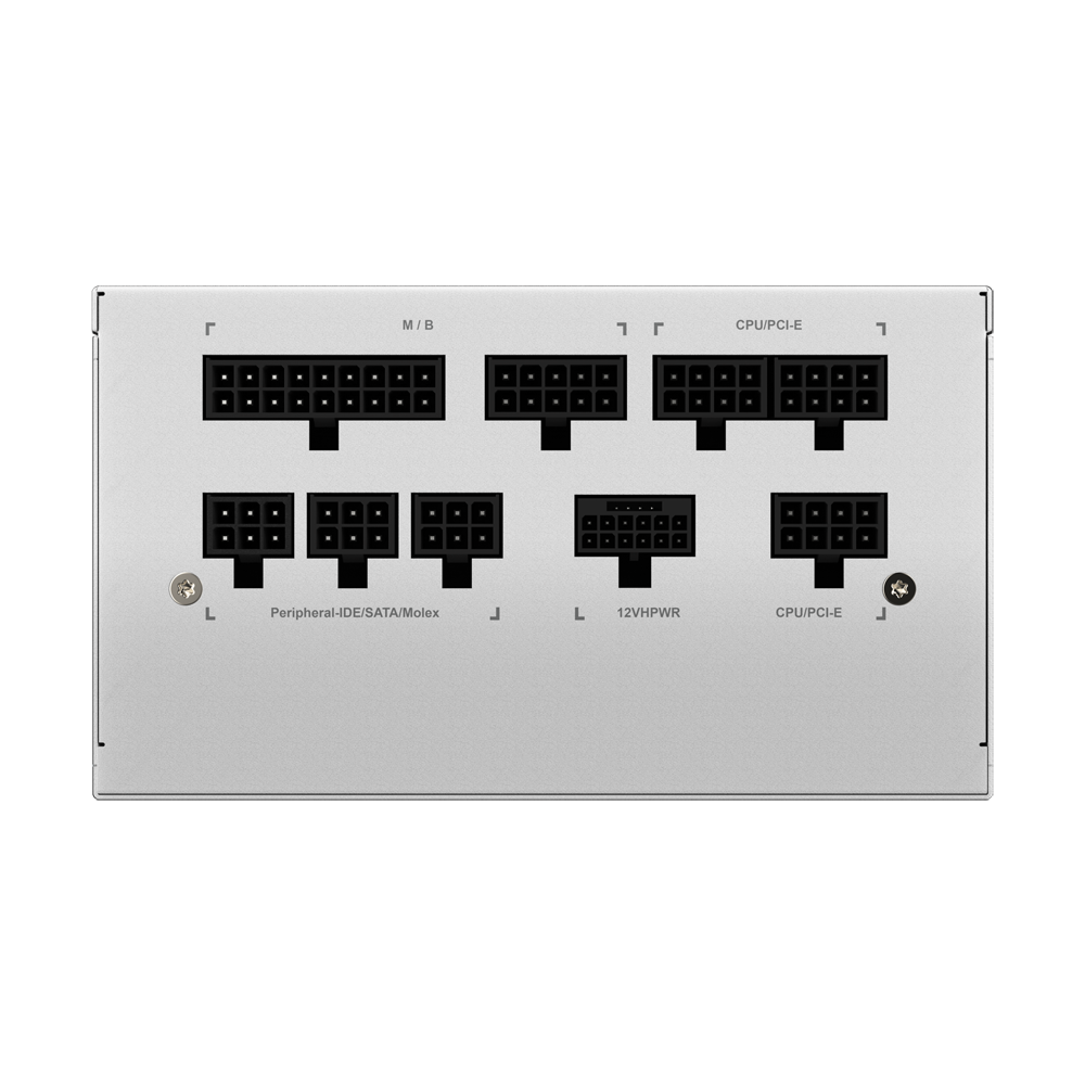 GIGABYTE UD850GM PG5 850W (ATX 3.0) PCIE 5.0 (12VHPWR) 80 Plus Gold Full Modular Power Supply (White Edition)