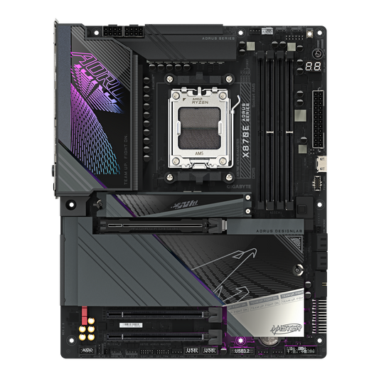 GIGABYTE X870E AORUS MASTER (Wi-Fi 7) AMD RYZEN 7000 8000 9000 Series AM5/DDR5/PCIe 5.0/4xM.2 - ATX Gaming MotherBoard