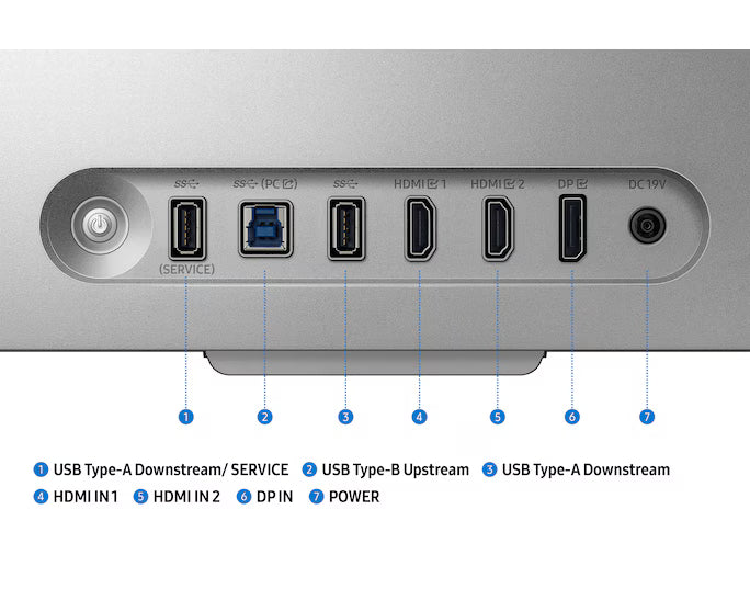 Samsung Odyssey 3D (FG900) 27" Flat Monitor 4K (3840 x 2160) 165Hz, 1ms(GTG), IPS, HDR10+, 99% sRGB, HDMI 2.1, AI 3D Video Conversion, Eye-Tracking Cameras w/ Sleek Metal Design, Ergonomic Stand & Spatial Audio Speakers (Mercury Silver)
