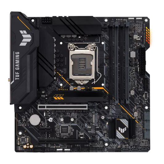 ASUS TUF Gaming B560M-PLUS WiFi 6 LGA1200 (Intel11th/10th Gen) mATX Gaming Motherboard PCIe 4.0, 2X M.2 2.5Gb LAN