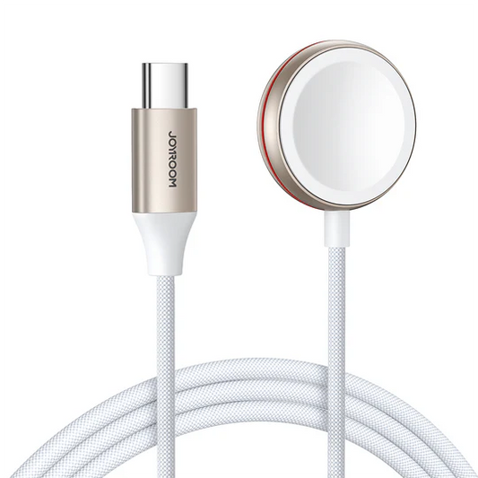 JOYROOM S-IW011 iP Watch Magnetic Charging Cable (USB-C) 1.2m-White