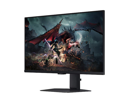 Samsung Odyssey G5 2024 (DG502), 27" Flat Monitor IPS 2K (2560 x 1440) 180Hz 1ms(GTG), DisplayHDR 400, 99% sRGB, 8 Bit, AMD FreeSync w/ Ergonomic Stand