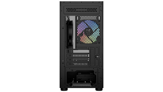 AeroCool Viewport-Mini ARGB Stylish w/ Panoramic View mATX Mini Tower Tempered Glass Gaming Case w/ 3X120mm ARGB Fans
