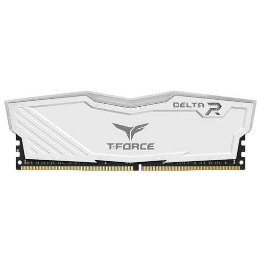 TEAMGROUP T-Force Delta RGB 16GB Kit (2x8) 3600MHz CL18 DDR4 Desktop Memory - White