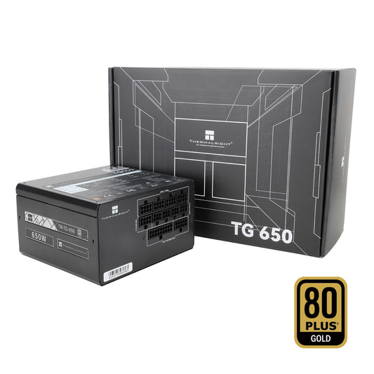 Thermalright (TG-650) Gold 650W (ATX 3.0) 80 Plus Gold Full Modular, Smart Fan - Power Supply