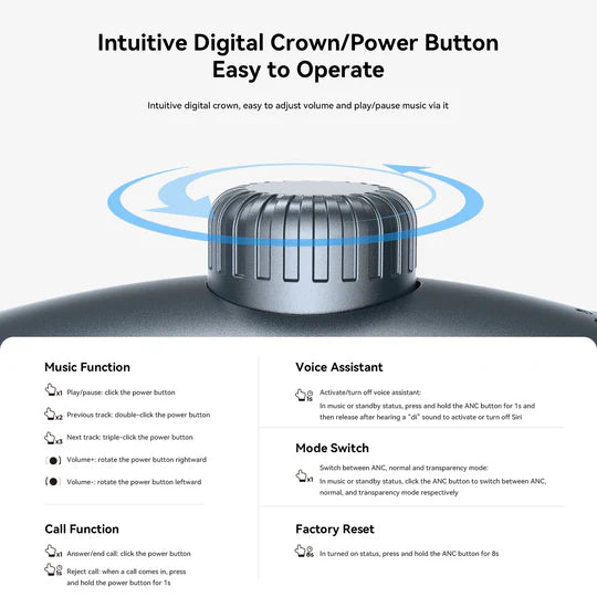 JOYROOM JR-JH1 Hybrid ANC Wireless Headphones