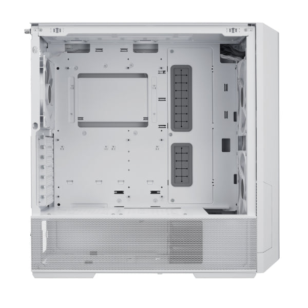 Lian Li LANCOOL 216 (216R-W) MESH (White) ARGB ATX Mid Tower Tempered Glass Gaming Case W/ Type-C & (2x160mm ARGB Fans + 140mm PWM Fan)