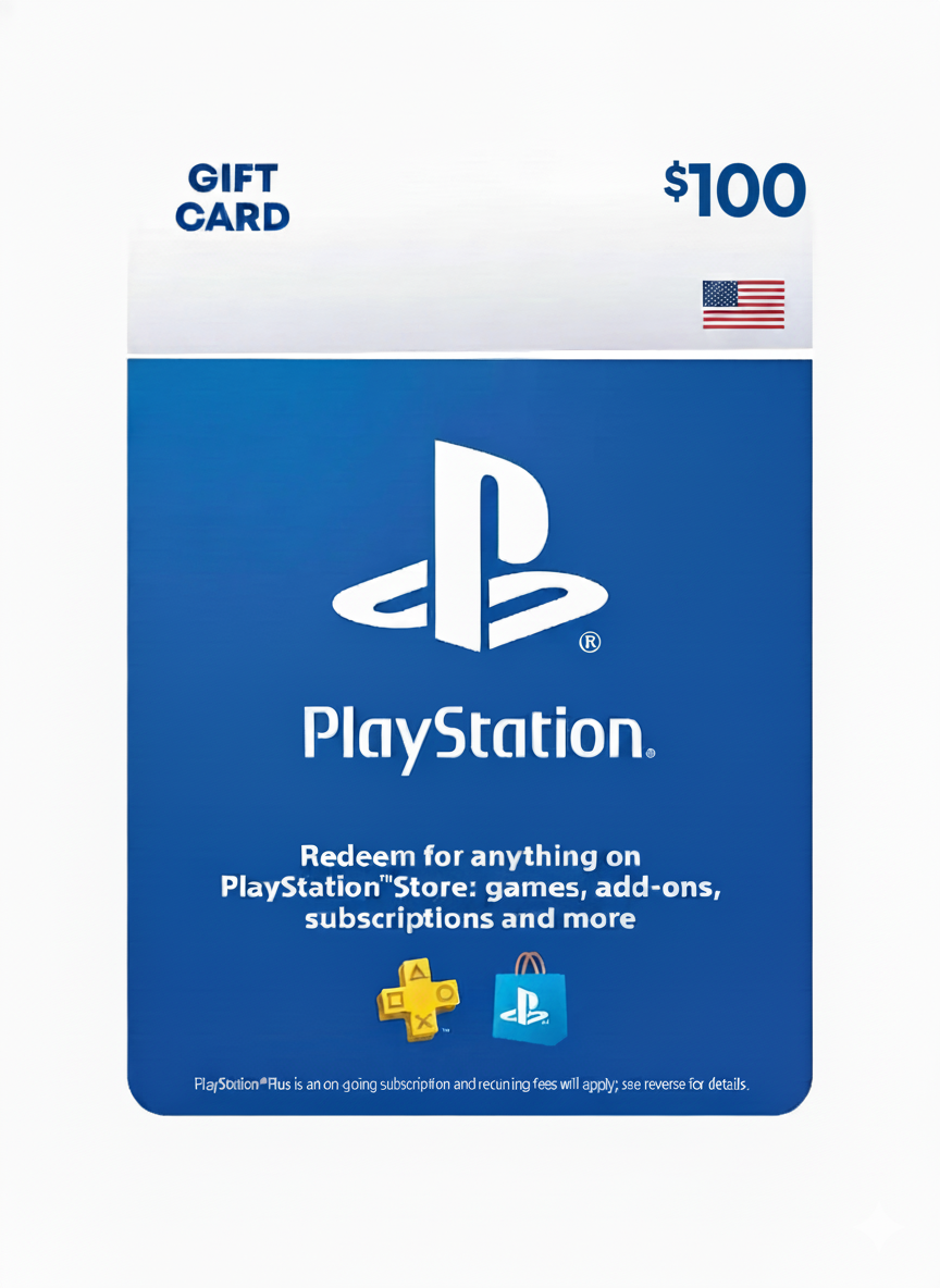 Playstation Store Gift Card 100 USA