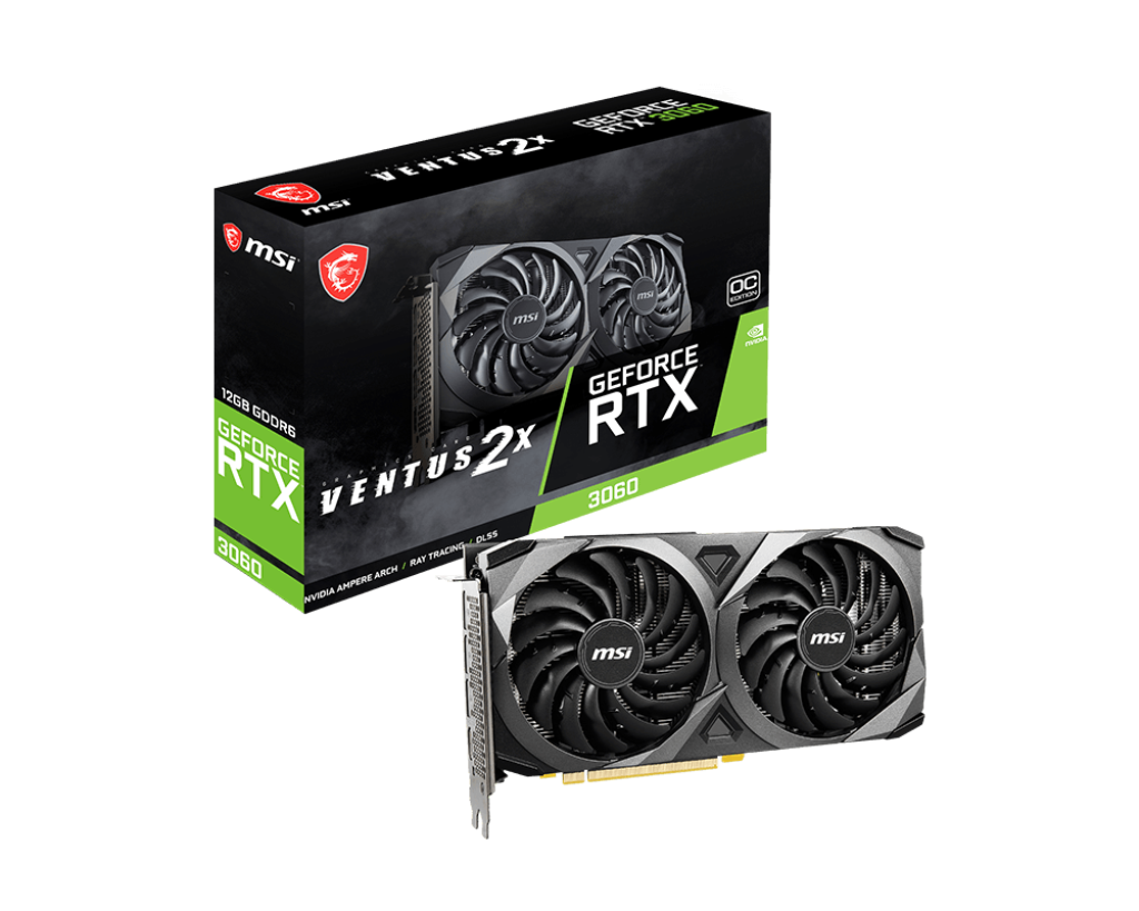 MSI GeForce RTX™ 3060 VENTUS 2X 12GB OC GPU
