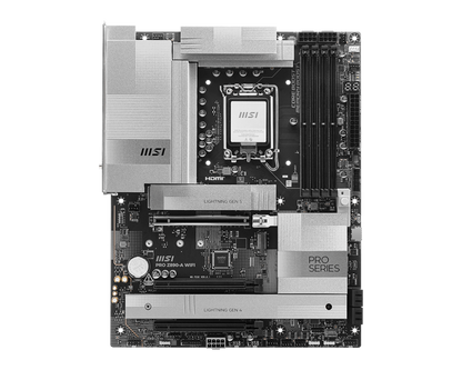 MSI PRO Z890-A WIFI (Wi-Fi 7), Intel Core Ultra (Series 2), LGA 1851/DDR5/PCIe 5.0/4xM.2 - ATX Gaming MotherBoard
