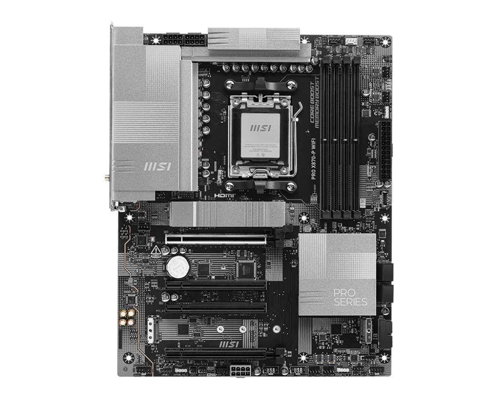 MSI PRO X870-P WIFI (Wi-Fi 7) AMD RYZEN 7000 8000 9000 Series AM5/DDR5/PCIe 5.0/3xM.2 - ATX Gaming MotherBoard