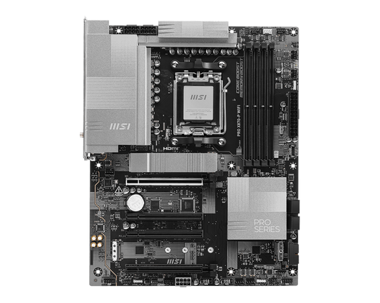 MSI PRO X870-P WIFI (Wi-Fi 7) AMD RYZEN 7000 8000 9000 Series AM5/DDR5/PCIe 5.0/3xM.2 - ATX Gaming MotherBoard