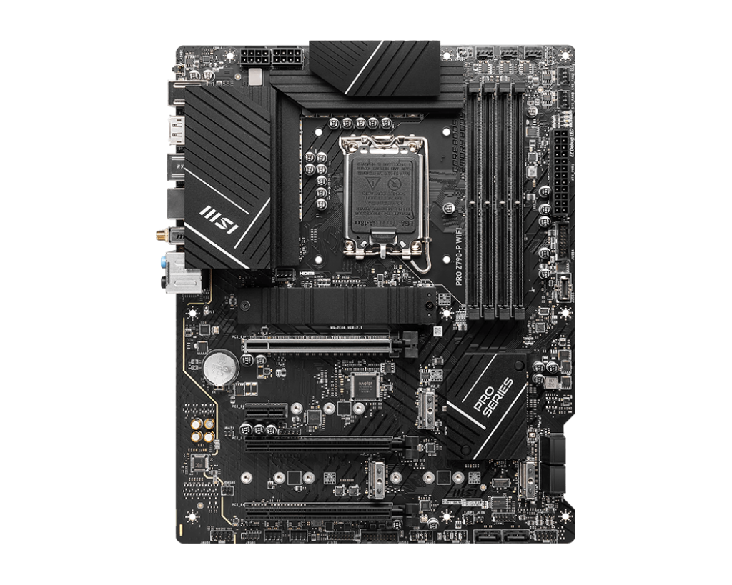 MSI PRO Z790-P WIFI (WiFi 6E) , Intel 13th 12th Series, LGA 1700/DDR5/PCIe 5.0/4xM.2 - ATX Gaming MotherBoard