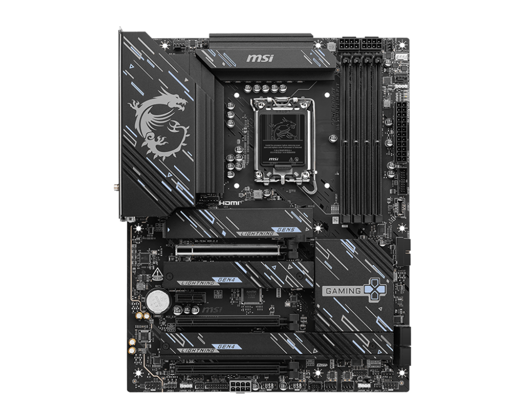 MSI Z890 GAMING PLUS WIFI (Wi-Fi 7), Intel Core Ultra (Series 2), LGA 1851/DDR5/PCIe 5.0/4xM.2 - ATX Gaming MotherBoard