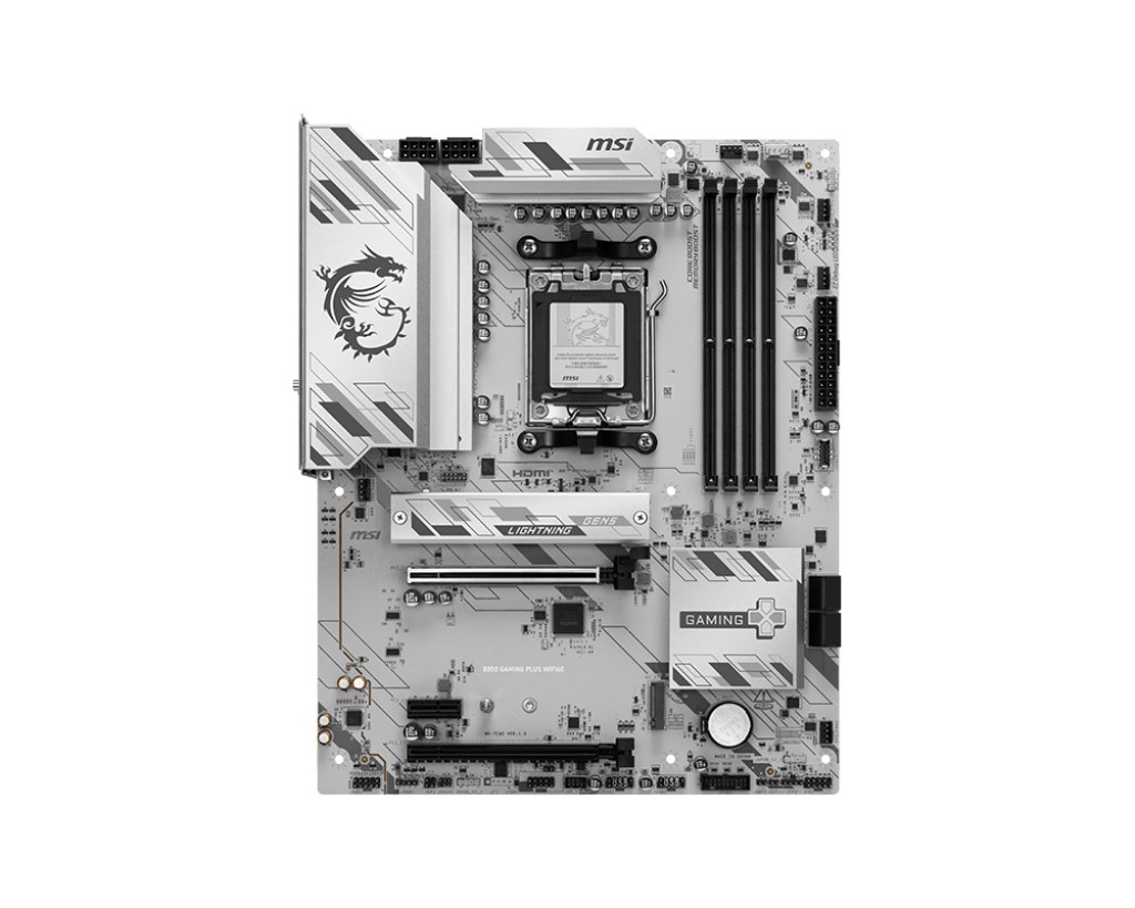 MSI B850 GAMING PLUS WIFI6E AMD RYZEN 7000 8000 9000 Series AM5/DDR5/PCIe 5.0/2xM.2 - ATX Gaming MotherBoard
