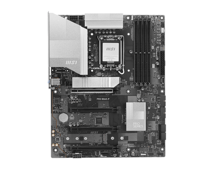 MSI PRO B860-P Intel Core Ultra (Series 2), LGA 1851/DDR5/PCIe 5.0/3xM.2 - ATX Gaming MotherBoard