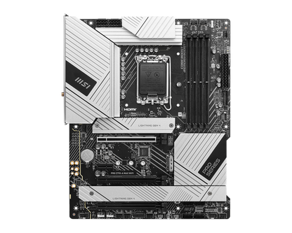 MSI PRO Z790-A MAX WIFI (Wi-Fi 7), Intel 14th 13th 12th Series, LGA 1700/DDR5/PCIe 5.0/4xM.2 - ATX Gaming MotherBoard