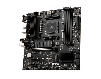 MSI B550M PRO-VDH WIFI, AMD AM4 RYZEN 5000, 4000, 3000 Series /DDR4/PCIe 4.0/2xM.2 - mATX Motherboard
