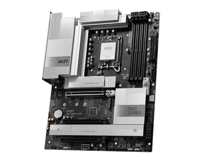 MSI PRO Z890-A WIFI (Wi-Fi 7), Intel Core Ultra (Series 2), LGA 1851/DDR5/PCIe 5.0/4xM.2 - ATX Gaming MotherBoard