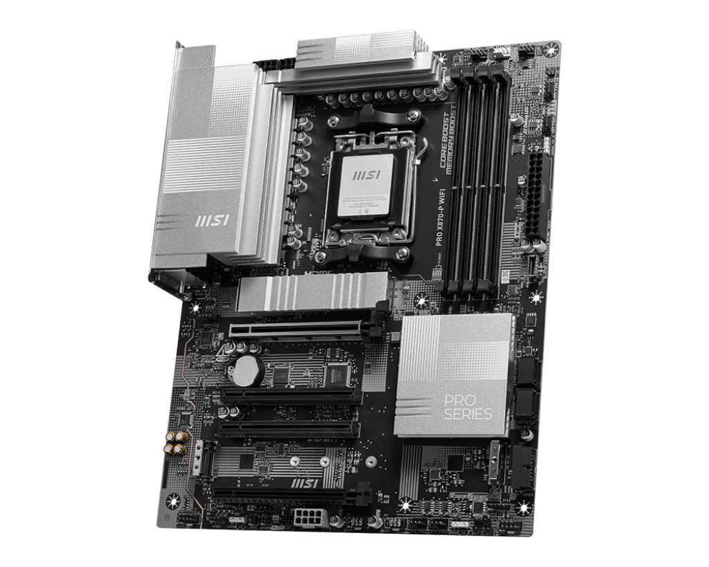 MSI PRO X870-P WIFI (Wi-Fi 7) AMD RYZEN 7000 8000 9000 Series AM5/DDR5/PCIe 5.0/3xM.2 - ATX Gaming MotherBoard
