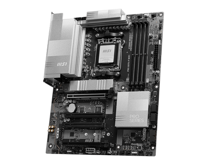 MSI PRO X870-P WIFI (Wi-Fi 7) AMD RYZEN 7000 8000 9000 Series AM5/DDR5/PCIe 5.0/3xM.2 - ATX Gaming MotherBoard