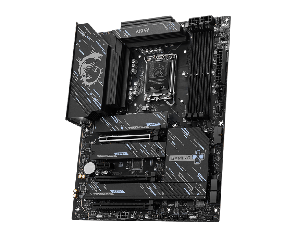 MSI Z890 GAMING PLUS WIFI (Wi-Fi 7), Intel Core Ultra (Series 2), LGA 1851/DDR5/PCIe 5.0/4xM.2 - ATX Gaming MotherBoard