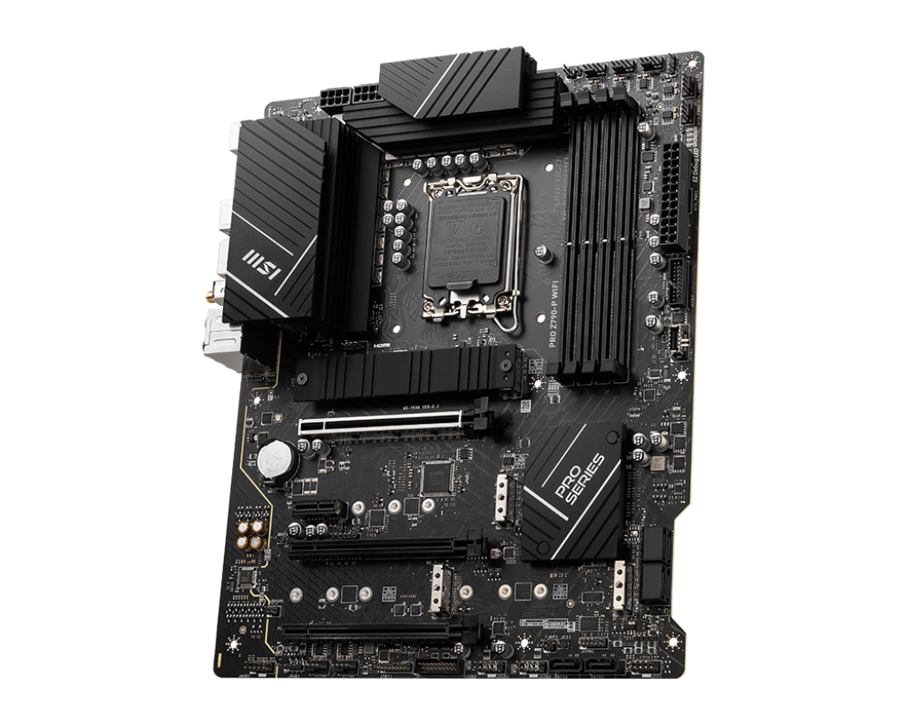 MSI PRO Z790-P WIFI (WiFi 6E) , Intel 13th 12th Series, LGA 1700/DDR5/PCIe 5.0/4xM.2 - ATX Gaming MotherBoard
