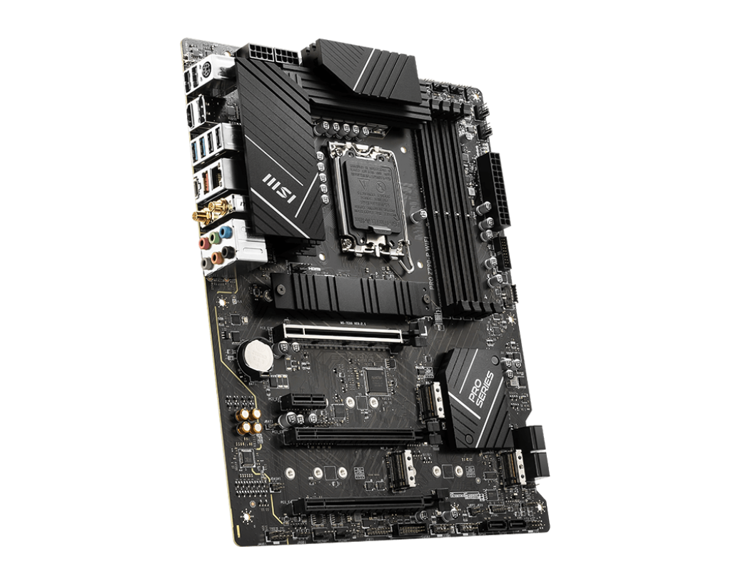 MSI PRO Z790-P WIFI (WiFi 6E) , Intel 13th 12th Series, LGA 1700/DDR5/PCIe 5.0/4xM.2 - ATX Gaming MotherBoard