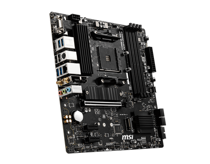 MSI B550M PRO-VDH WIFI, AMD AM4 RYZEN 5000, 4000, 3000 Series /DDR4/PCIe 4.0/2xM.2 - mATX Motherboard