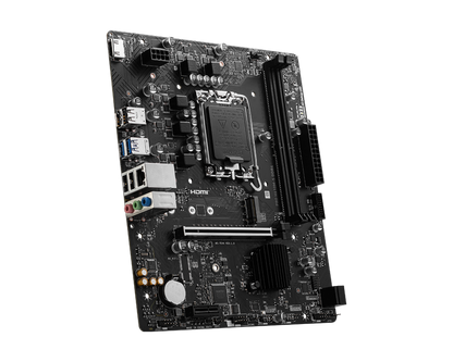 MSI PRO H610M-S, Intel 14th 13th 12th Series, LGA 1700/DDR4/PCIe 4.0/1xM.2 - mATX Gaming MotherBoard