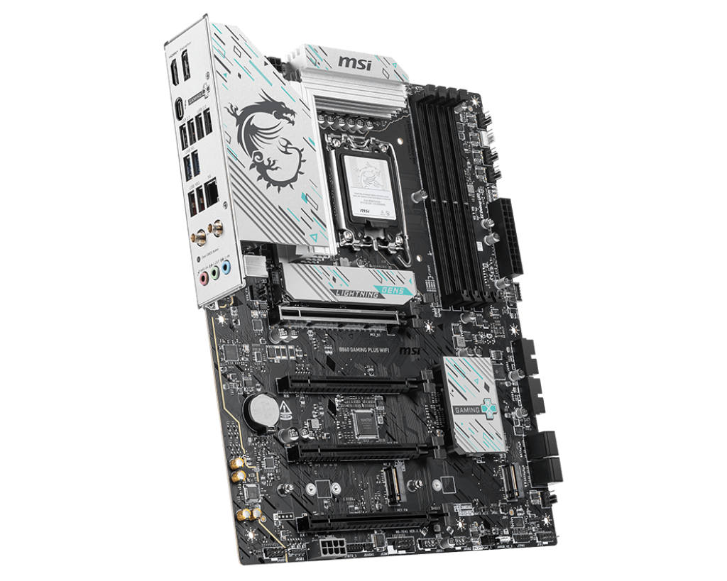 MSI B860 GAMING PLUS WIFI (Wi-Fi 7) Intel Core Ultra (Series 2), LGA 1851/DDR5/PCIe 5.0/3xM.2 - ATX Gaming MotherBoard