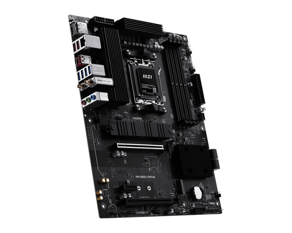 MSI PRO B850-S WIFI6E, AMD RYZEN 7000 8000 9000 Series AM5/DDR5/PCIe 5.0/2xM.2 - ATX Gaming MotherBoard
