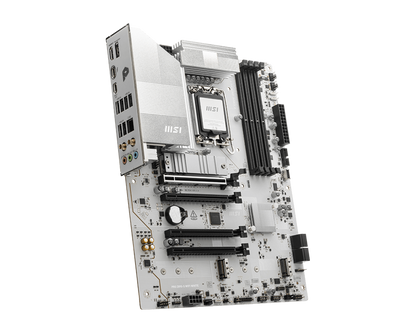 MSI PRO Z890-S WIFI WHITE (Wi-Fi 7), Intel Core Ultra (Series 2), LGA 1851/DDR5/PCIe 5.0/3xM.2 - ATX Gaming MotherBoard
