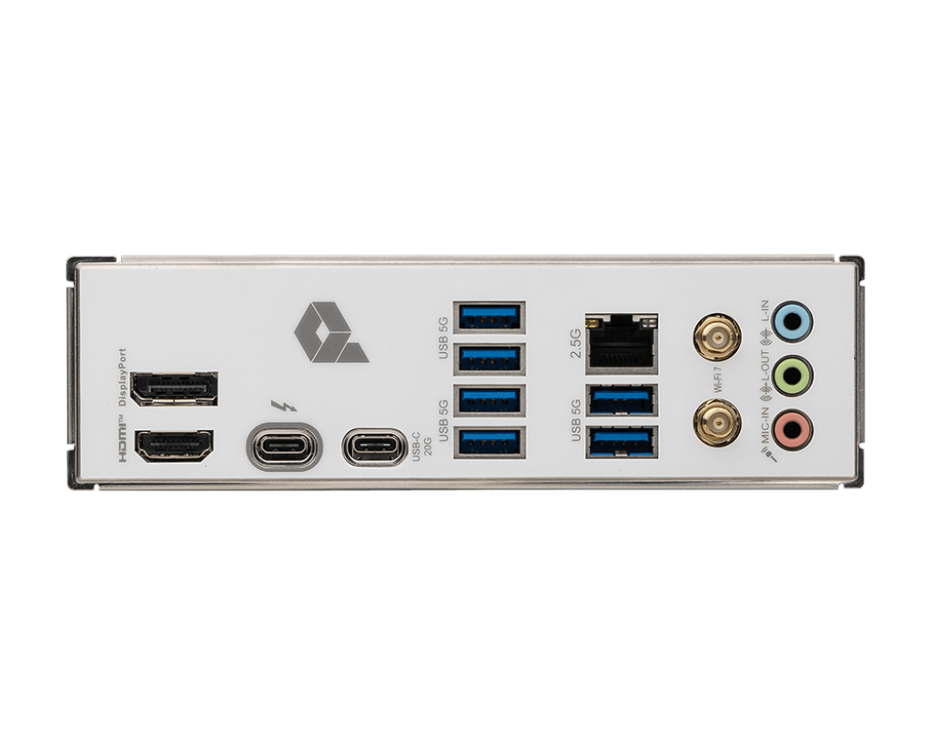 MSI PRO Z890-S WIFI WHITE (Wi-Fi 7), Intel Core Ultra (Series 2), LGA 1851/DDR5/PCIe 5.0/3xM.2 - ATX Gaming MotherBoard