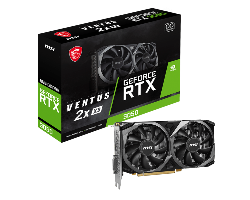MSI GeForce RTX™ 3050 VENTUS 2X XS 8G OC GPU