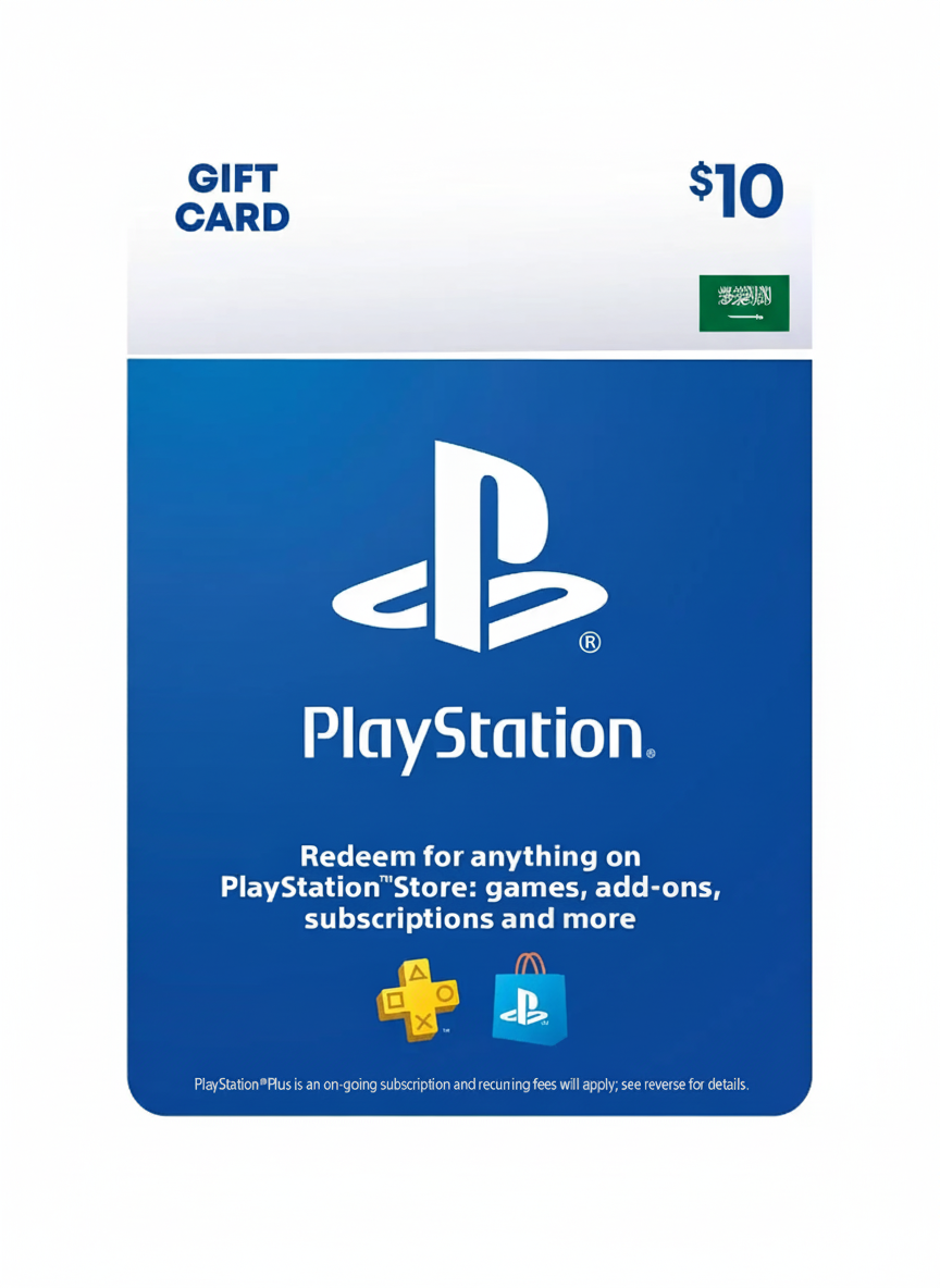 Playstation Store Gift Card 10 KSA