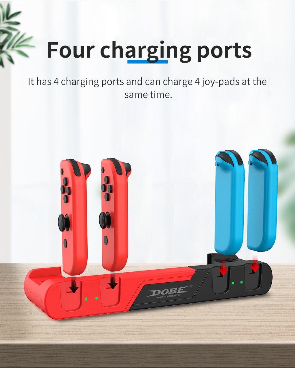 DOBE 6 In 1 Charging Dock TNS-0122 for Nintendo Switch
