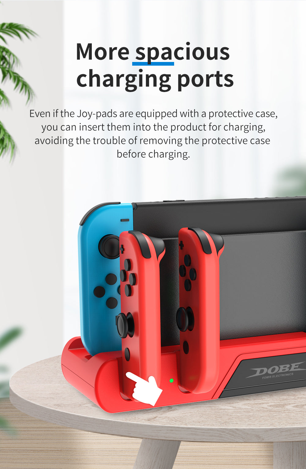DOBE 6 In 1 Charging Dock TNS-0122 for Nintendo Switch