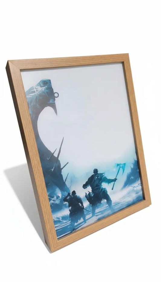 PORTRAIT WITH LED FRAME