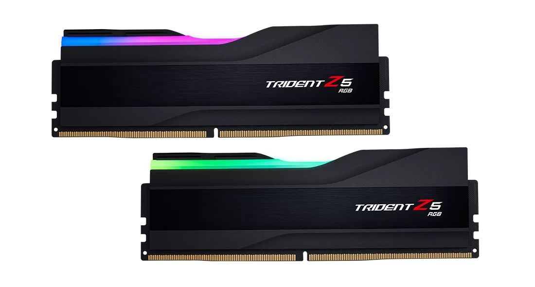 G.SKILL Trident Z5 RGB Series 32GB (2x16GB) DDR5 RAM 6000MT/s CL28 Memory Kit - Black