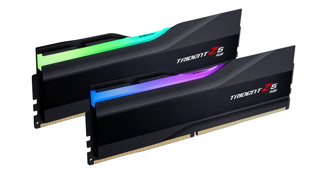 G.SKILL Trident Z5 RGB Series 32GB (2x16GB) DDR5 RAM 6000MT/s CL30 Memory Kit - Black